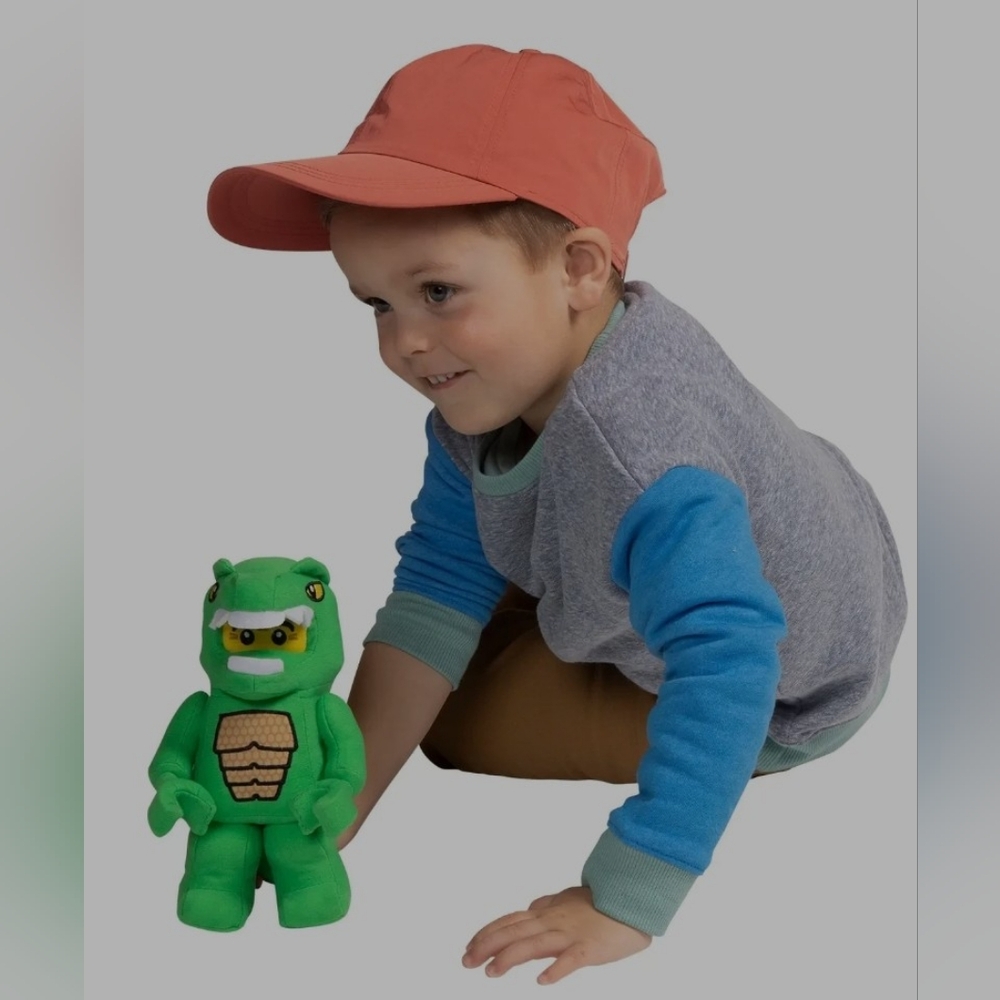 LEGO Minifigure Lizard Dragon Man Plush Stuffed Doll 9" Manhattan Toy